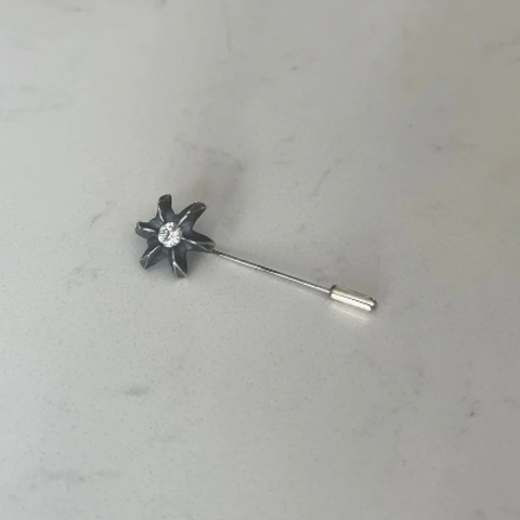 Bullet Bloom 9mm Plume Earrings in Sterling Silver
