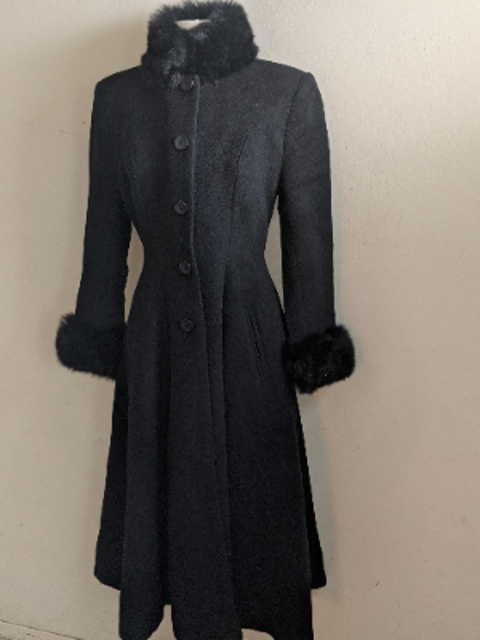 Ladies Baby Alpaca Princess Fur Coat 