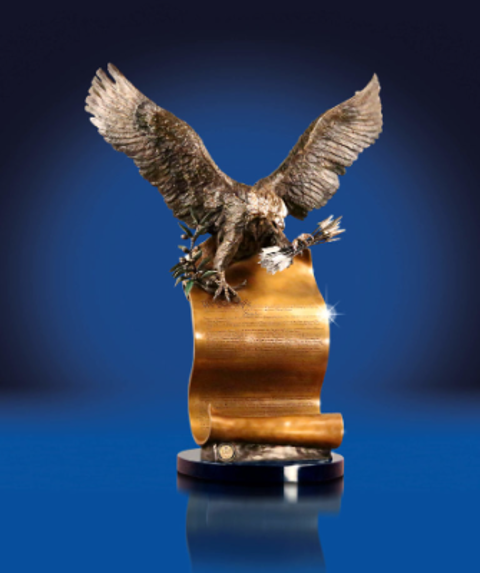 American Patriot Bronze by Lorenzo Ghiglieri