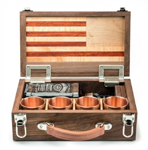 Flying USA Flag Spirits Carrier