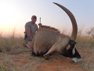7-day South Africa Sable and Roan Hunt for Two Hunters 